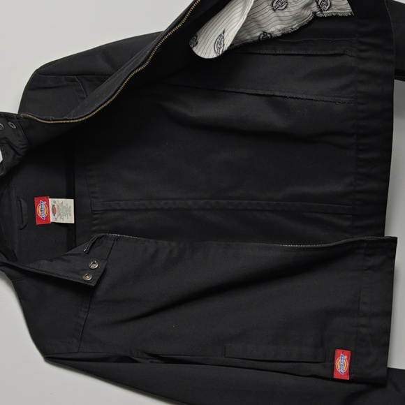 DICKIES GIRL Vintage Cropped Biker Jacket Size Small - Picture 11 of 16